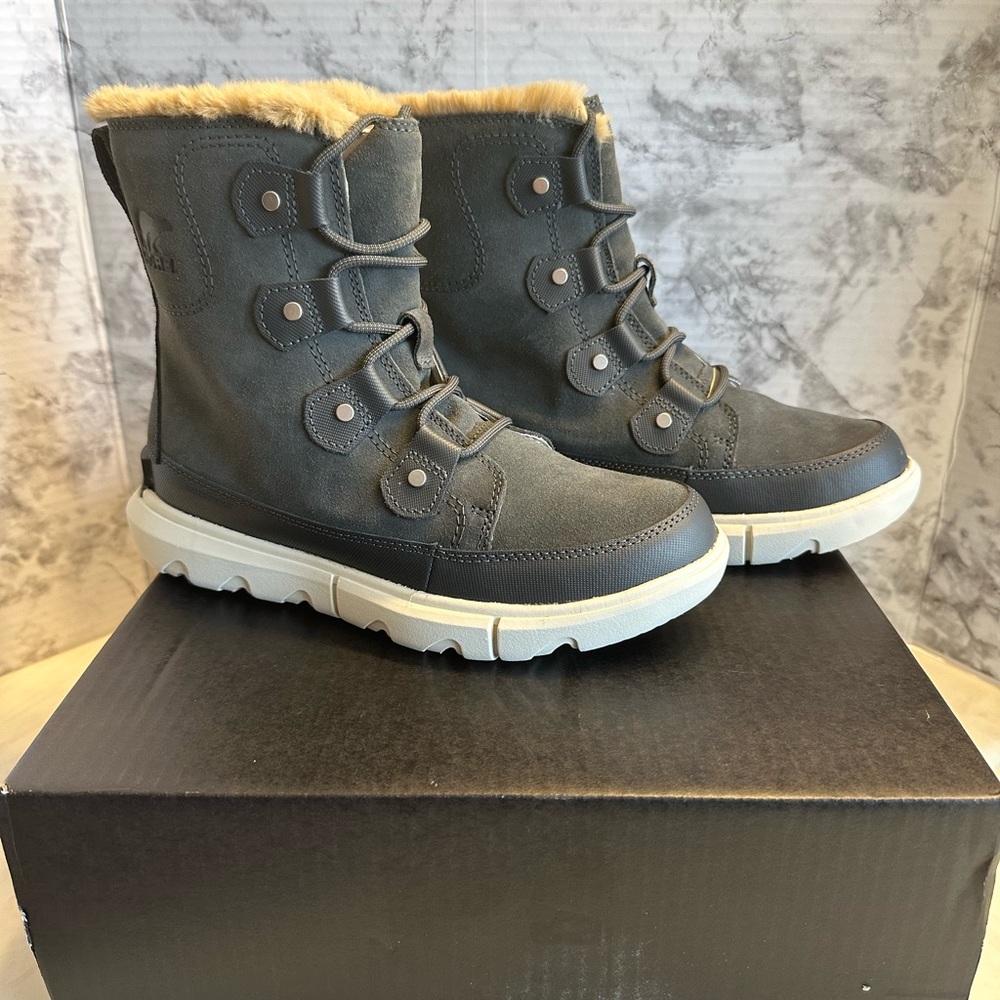 Sorel Explorer II Joan Faux Fur boot